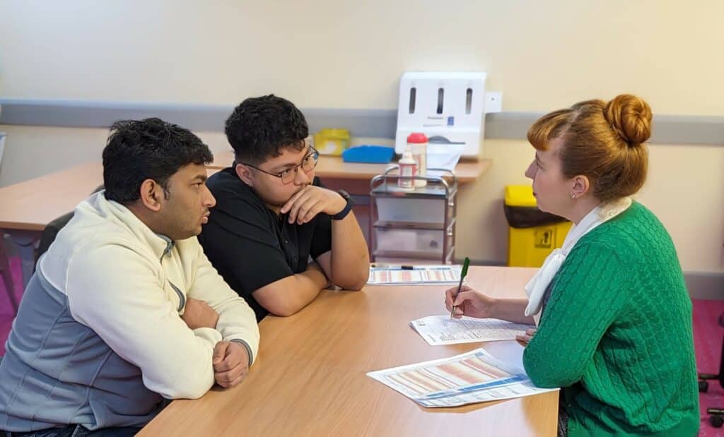 Healthcare training session with Avant-garde Learning & Development consultant